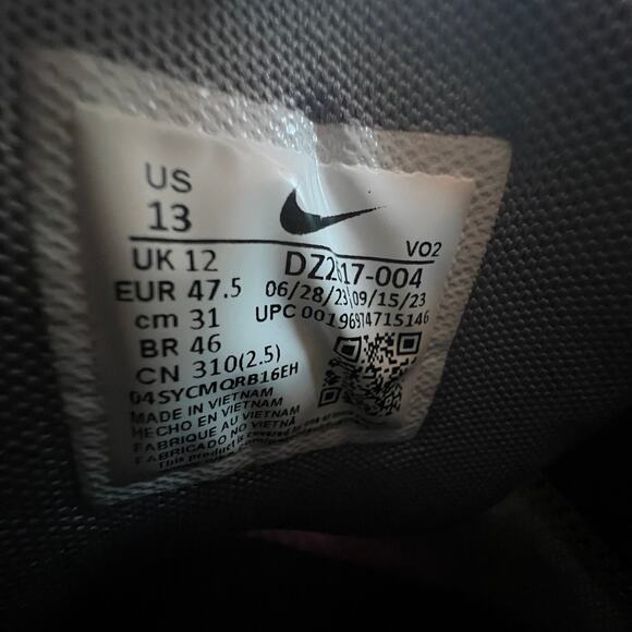 Nike Metcon 9 Light Iron Ore Flat Pewter Lace Up Shoes Size 13 - Picture 9 of 13